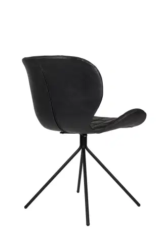 Zuiver OMG LL dizajnová stolička - Čierna - Výpredaj 5